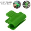 clips pvc pentru fixare folie pe minitunel tija de 8mm