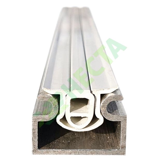 profil aluminiu bagheta fixare folie cu PVC